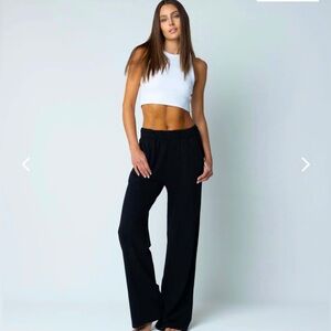 Talentless Black Terry Pant